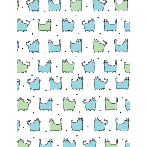 Cats Notebook - 4x4 Quad Ruled: 8.5 X 11 - 200 Pages - Graph Paper ...