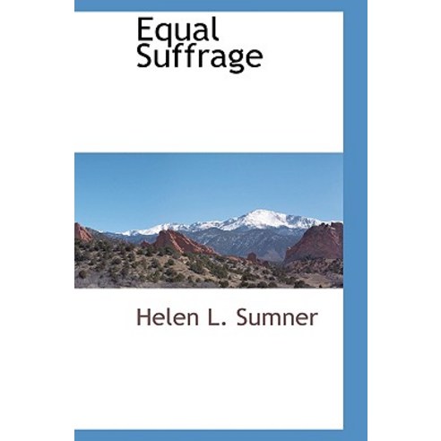 Equal Suffrage Paperback, BCR (Bibliographical Center for Research)
