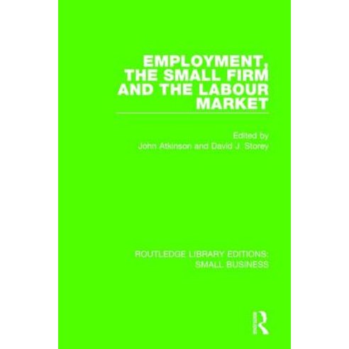 Employment the Small Firm and the Labour Market Paperback, Routledge