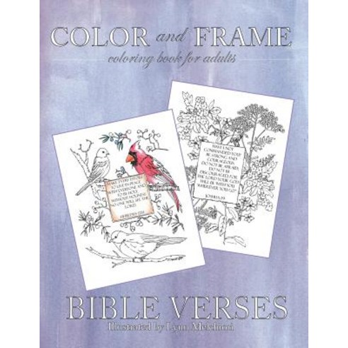 Color and Frame: Bible Verses Paperback, Melchiori Technologies