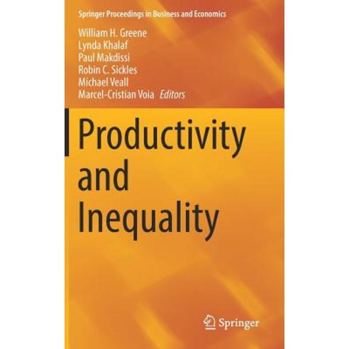 Productivity and Inequality Hardcover, Springer
