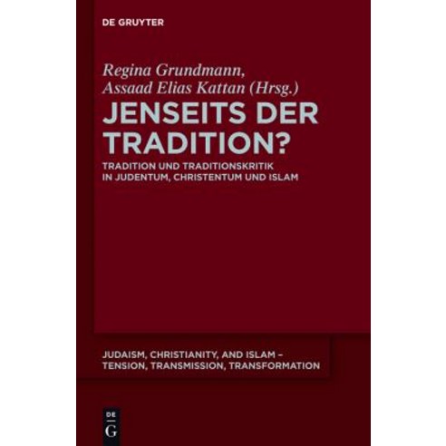 Jenseits Der Tradition? Paperback, de Gruyter