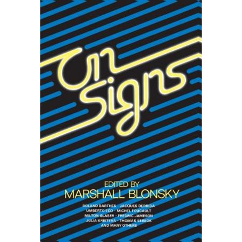 On Signs Paperback, Johns Hopkins University Press