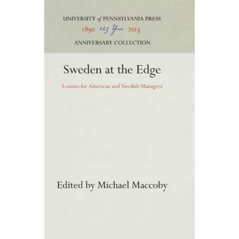 Sweden at the Edge Hardcover, University of Pennsylvania Press
