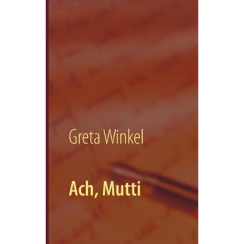 Ach Mutti Paperback, Books on Demand