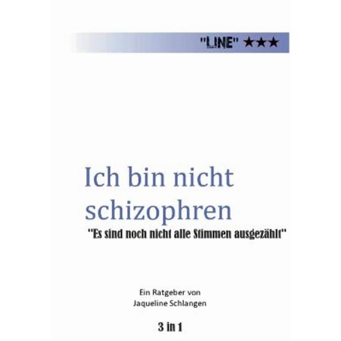 Ich Bin Nicht Schizophren Paperback, Twentysix