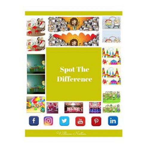 Spot the Difference: Kids Activity Paperback, Createspace Independent Publishing Platform