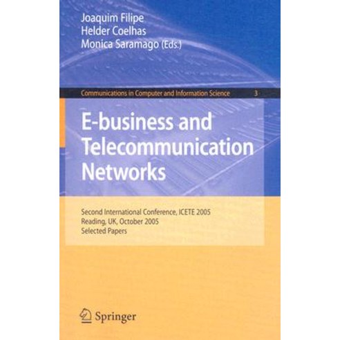 E-Business and Telecommunication Networks Paperback, Springer