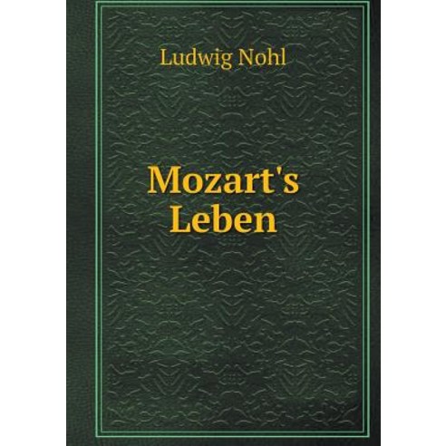 Mozart''s Leben Paperback, Book on Demand Ltd.