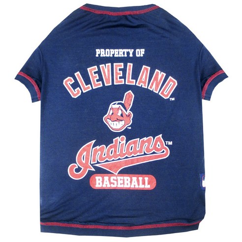 도기네이션 베이스볼 애견 티셔츠, Cleveland Indians