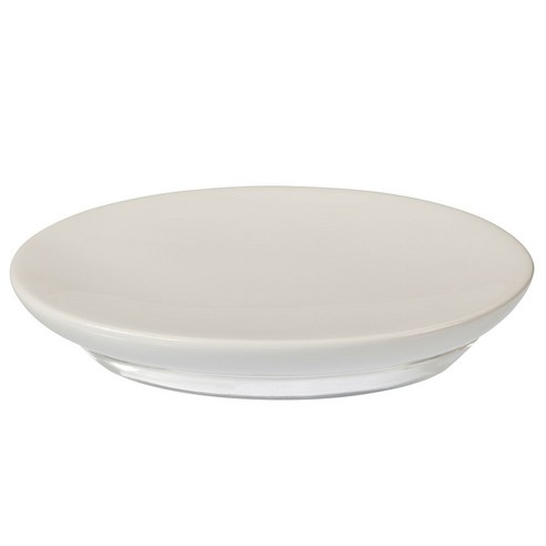 크리에이티브배쓰 젬스 비누받침, White, 1개