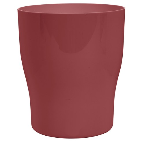 크리에이티브배쓰 주얼 플라스틱 휴지통, Marsala Red, 1개