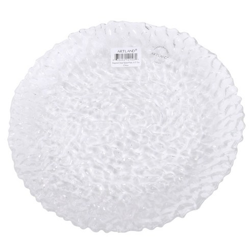 ARTLAND 대플드 샐러드 접시 21.8cm, Clear, 1개