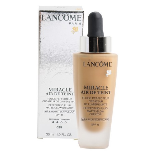 랑콤 미라클 에어 드 뗑 퍼펙팅 플루이드 매트 글로우 크리에이터 SPF15 30ml, 035 Beige Dore, 1개