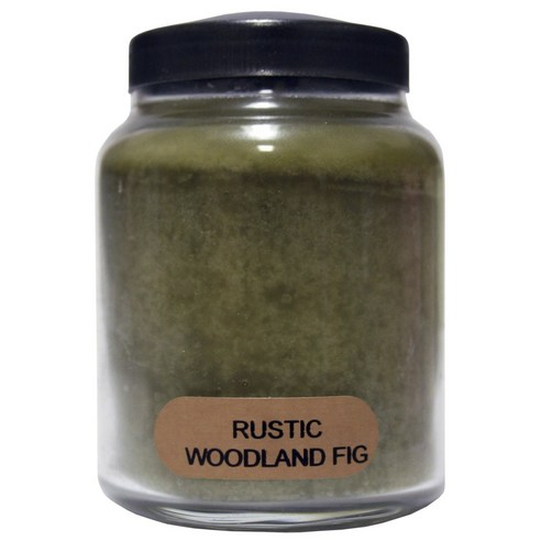A Cheerful Giver 베이비 자 캔들 6oz, 1개, Rustic Woodland Fig
