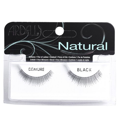 아델 내추럴 래쉬 1쌍, Demure Black, 1개