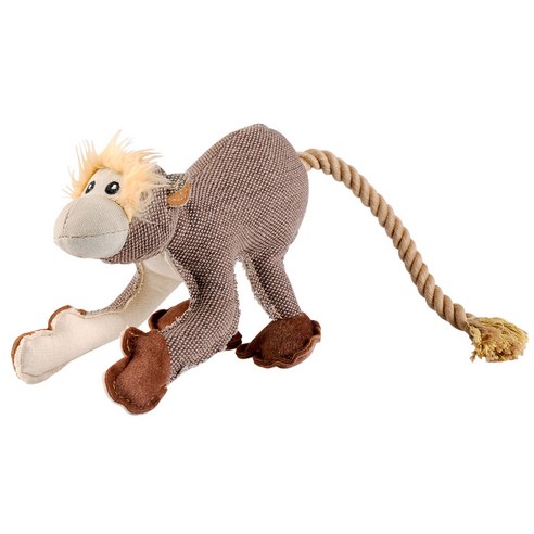 해피테일즈 애견 봉제장난감, Monkey, 1개