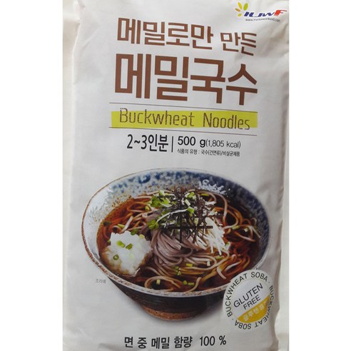 효자원 메밀로만 만든 메밀국수, 500g, 3개