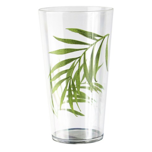 코렐 아크릴릭 라운드 글래스 일반 물컵 561.9ml, Bamboo Leaf, 6개입