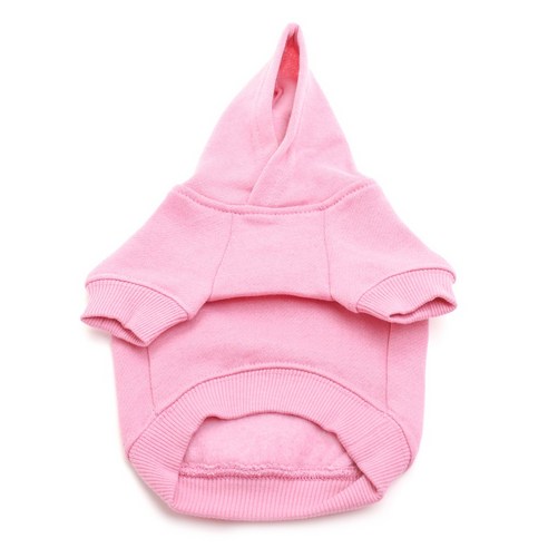 캐주얼캐닌 베이직 강아지용 후드티, Pink, 1개