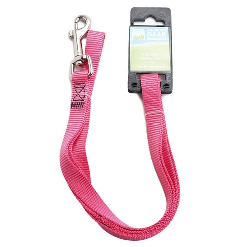가디언기어 나일론 애견 리드줄, Flamingo Pink