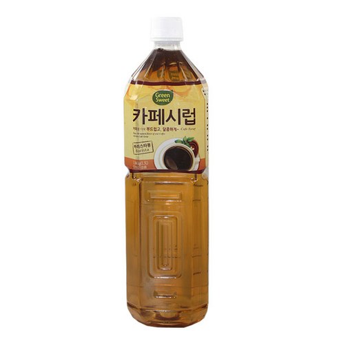 그린스위트 카페시럽, 1.5L, 6개