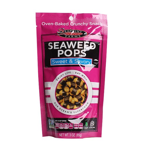 Seapoint Farms 씨위드 팝 스위트 앤 세이보리, 85g, 1개