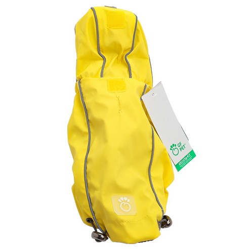 엘라스토핏 리버서블 강아지용 레인코트, Yellow