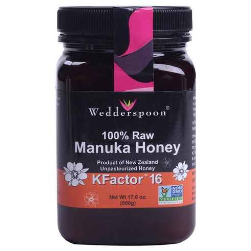 위더스푼 로우 마누카 허니 K 팩터 16, 500g, 1개