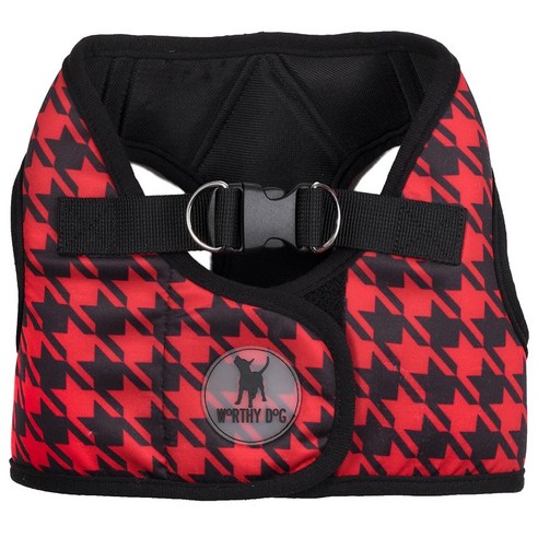더월씨독 프린티드 사이드킥 애견 하네스, Houndstooth