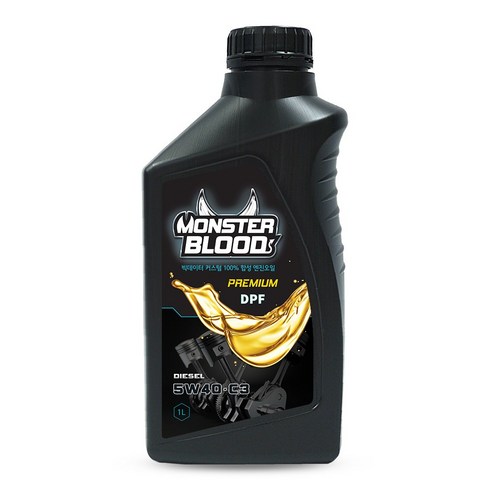 몬스터블러드 프리미엄 디젤 엔진오일 5W40 C3 DPF 1개 몬스터블러드 프리미엄 디젤 엔진오일 5W40 C3 DPF 1개