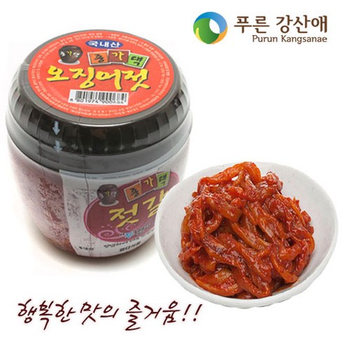 [엄다식품] 종가댁 오징어젓 500g_, 1개, 500g