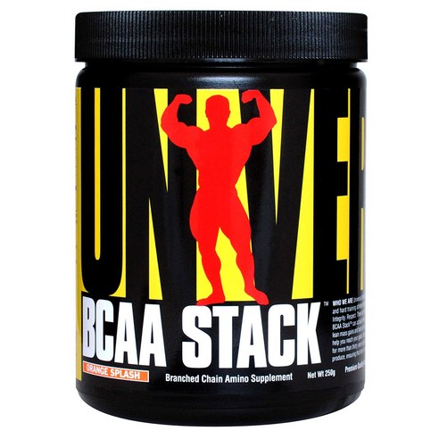 유니버셜뉴트리션 BCAA 스택, 오렌지 스플래쉬(Orange Splash), 250g
