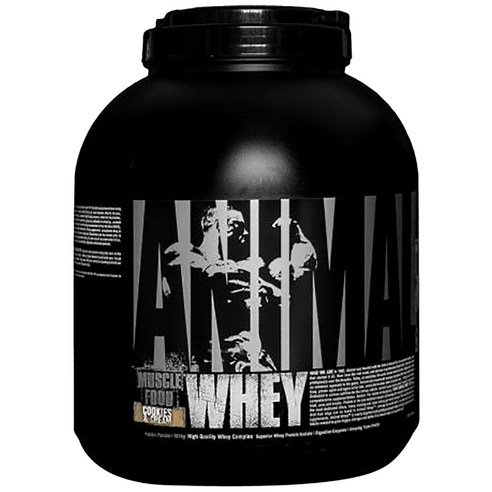 유니버셜뉴트리션 애니멀 머슬 푸드 유청 단백질 보충제, 1개, 1.81kg