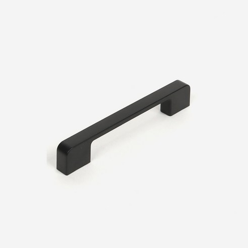 모네스페스 가구손잡이 엣지라운드 블랙 128mm(1개), 1개