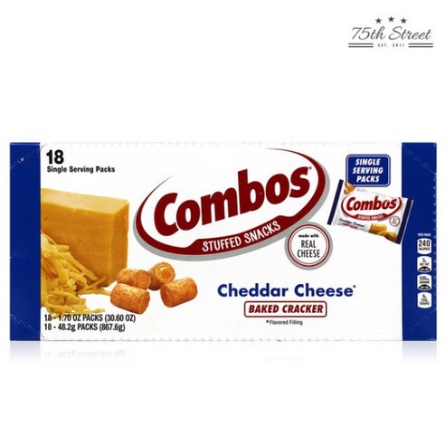 MMSa_콤보스 체다치즈 크래커 비스킷 크랙커 867.6g 대용량 간식bcd088, 1개