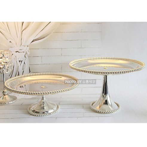 ms소품세상 골드 물방울 케이크 스탠드 3002, 1개