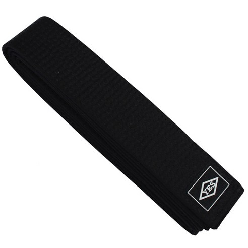 YES ELITE BLACK BELT 검은띠 유도 합기도 태권도벨트 태권도복, 블랙, 1개