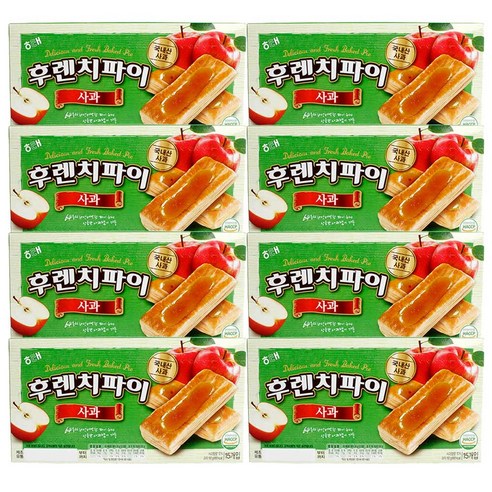 해태제과 후렌치파이 사과 192g 묶음행사, 8개