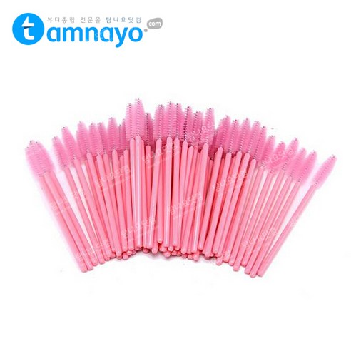 미니 속눈썹브러쉬-연핑크(25개입), 1개 속눈썹펌브러쉬 Best Top5