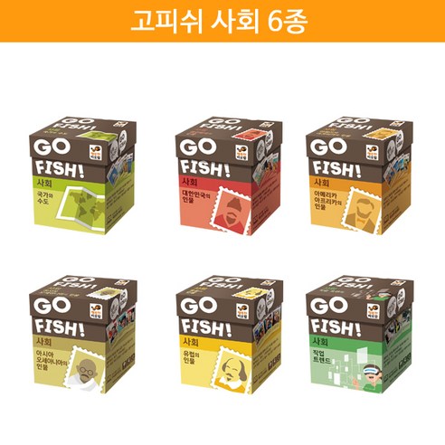 행복한바오밥 고피쉬 국가와 수도 학습카드게임, 혼합색상