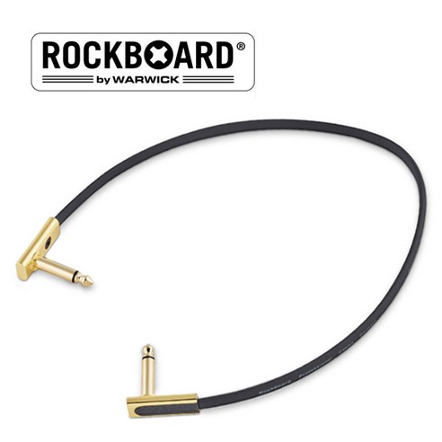 RockBoard 락보드 이펙터케이블 플랫 패치케이블 골드 30cm