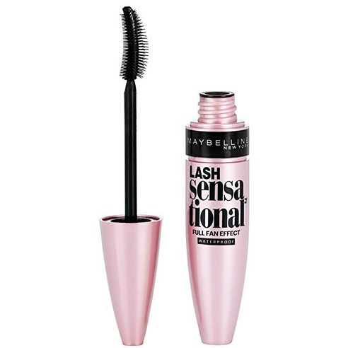메이블린 래쉬 센세이셔널 풀 팬 이펙트 볼륨 마스카라, Brownish Black, 9.5ml