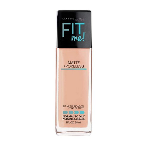 메이블린 핏 미! 매트+ 포어리스 파운데이션 30ml, True Beige, 1개