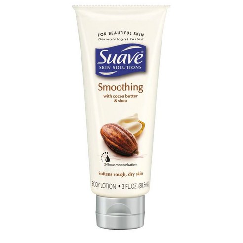 수아브 스킨 솔루션 바디 로션 스무딩 코코아 버터 & 시어, 88.5ml, 1개