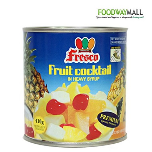 Fresco 후르츠 칵테일 통조림, 410g, 1개