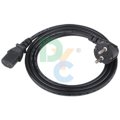 컴퓨터 파워 코드 IEC-G10B 동양] 250V 10A (0.75mm X 3C) 전원케이블, 1개, 1.5m