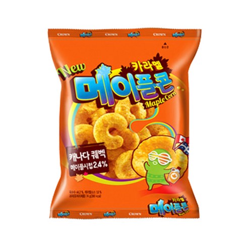 크라운 카라멜콘 메이플, 74g, 1개