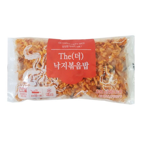 코스트코 더 낙지볶음밥 통 새우볶음밥 300g (3봉/4봉/5봉/7봉옵션) 즉석 볶음밥 냉동볶음밥, 5개