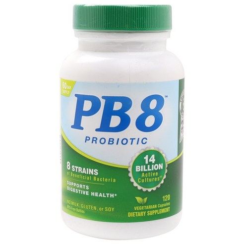 뉴트리션나우 PB8 프로바이오틱 140억 베지테리안 캡슐, 120정, 1개